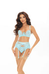 Axami Garter Belt Dream Aqua Blue