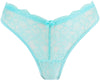 Axami Lace Thong Panty Dream Aqua Blue