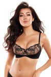 Axami Panther Sheer Unlined Balconette Bra