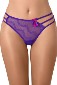 Axami Wisteria Lace V-String Thong