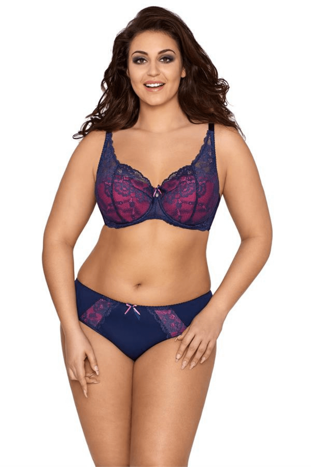 Axami 9411 Blue Lagoon Lace Push-up Bra