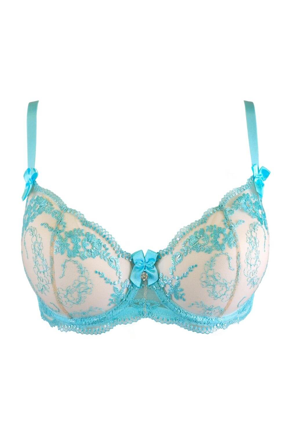 Axami 10131 Sheer Balconette Bra Passion Wave