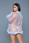 Burlesque BeWicked Bou Robe Periwinkle