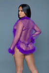 Burlesque BeWicked Bou Robe Violet