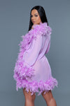 BeWicked Lux Robe Lavender