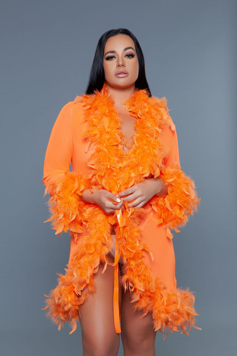 BeWicked Lux Robe Neon Orange