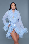 BeWicked Lux Robe Periwinkle