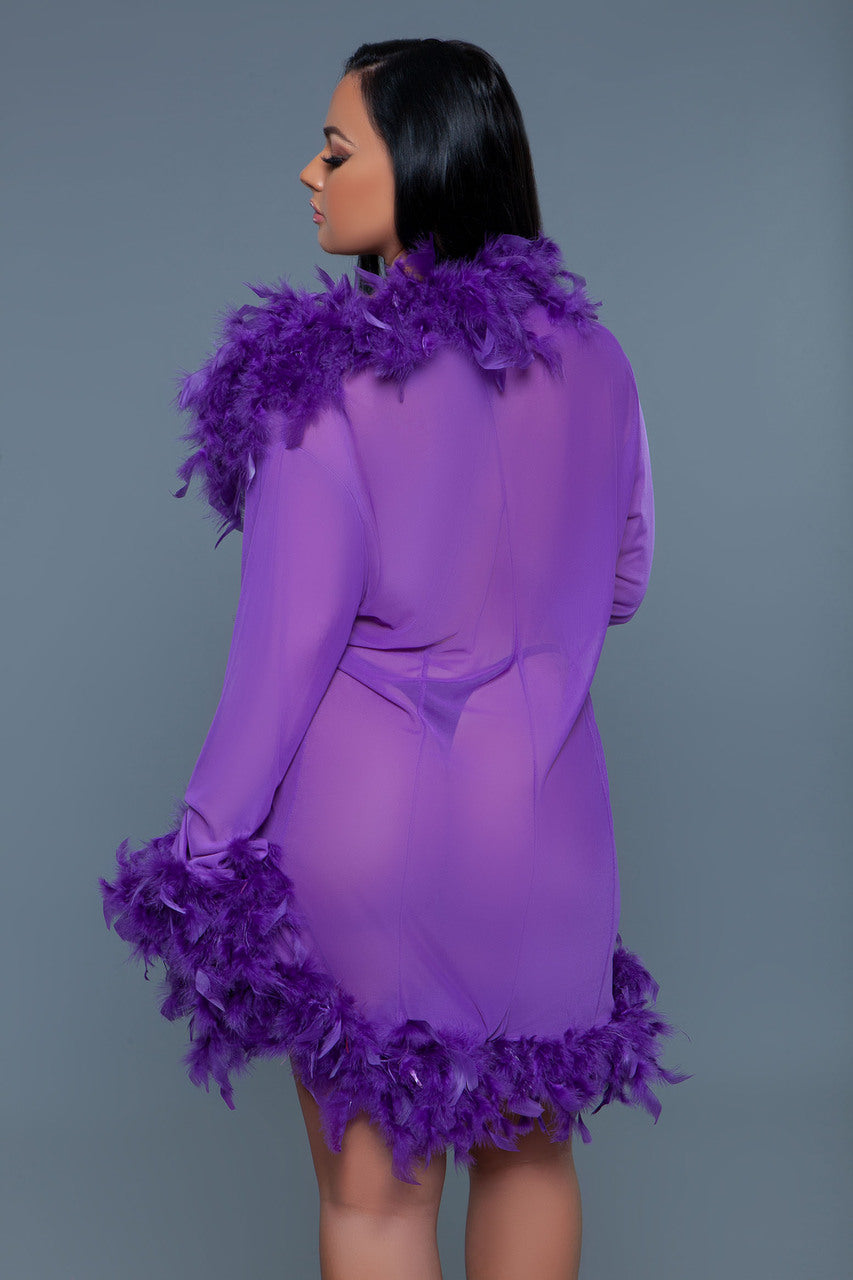 BeWicked Lux Robe Violet