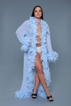 BeWicked Glamour Robe Periwinkle