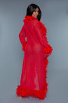 BeWicked Glamour Robe Red