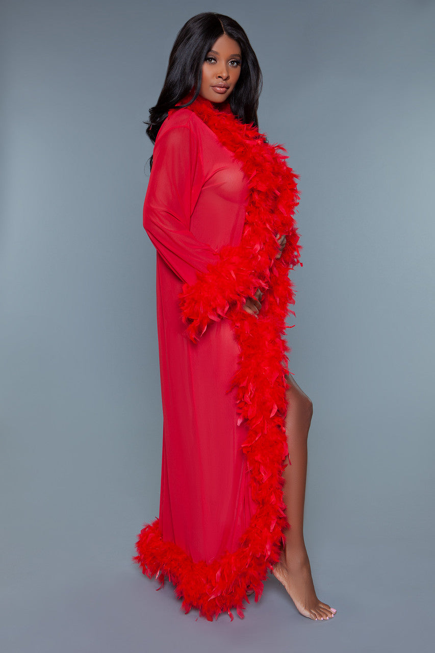 BeWicked Glamour Robe Red