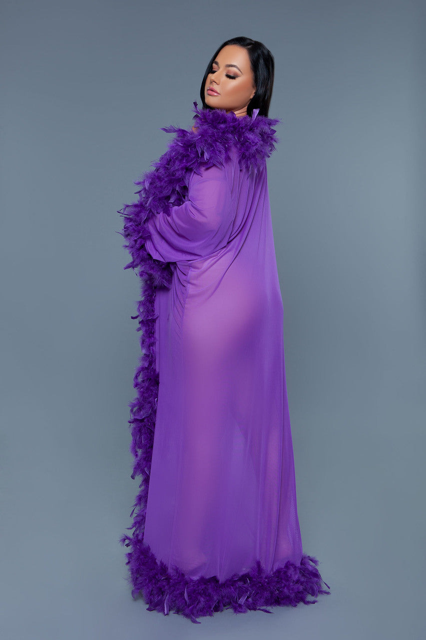 BeWicked Glamour Robe Violet