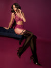 Ballerina Black Secret BS159 Patterned Stockings Black/Skin