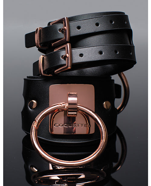 Coquette Pleasure Collection Adjustable Accessory Black/Rose Gold-Rebel Romance