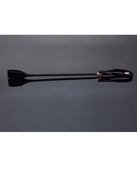 Coquette Pleasure Collection Matte Finish Vegan Leather Crop Black/Rose Gold-Rebel Romance