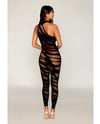 Dreamgirl Asymmetrical Knitted Bodystocking w/Slash Design