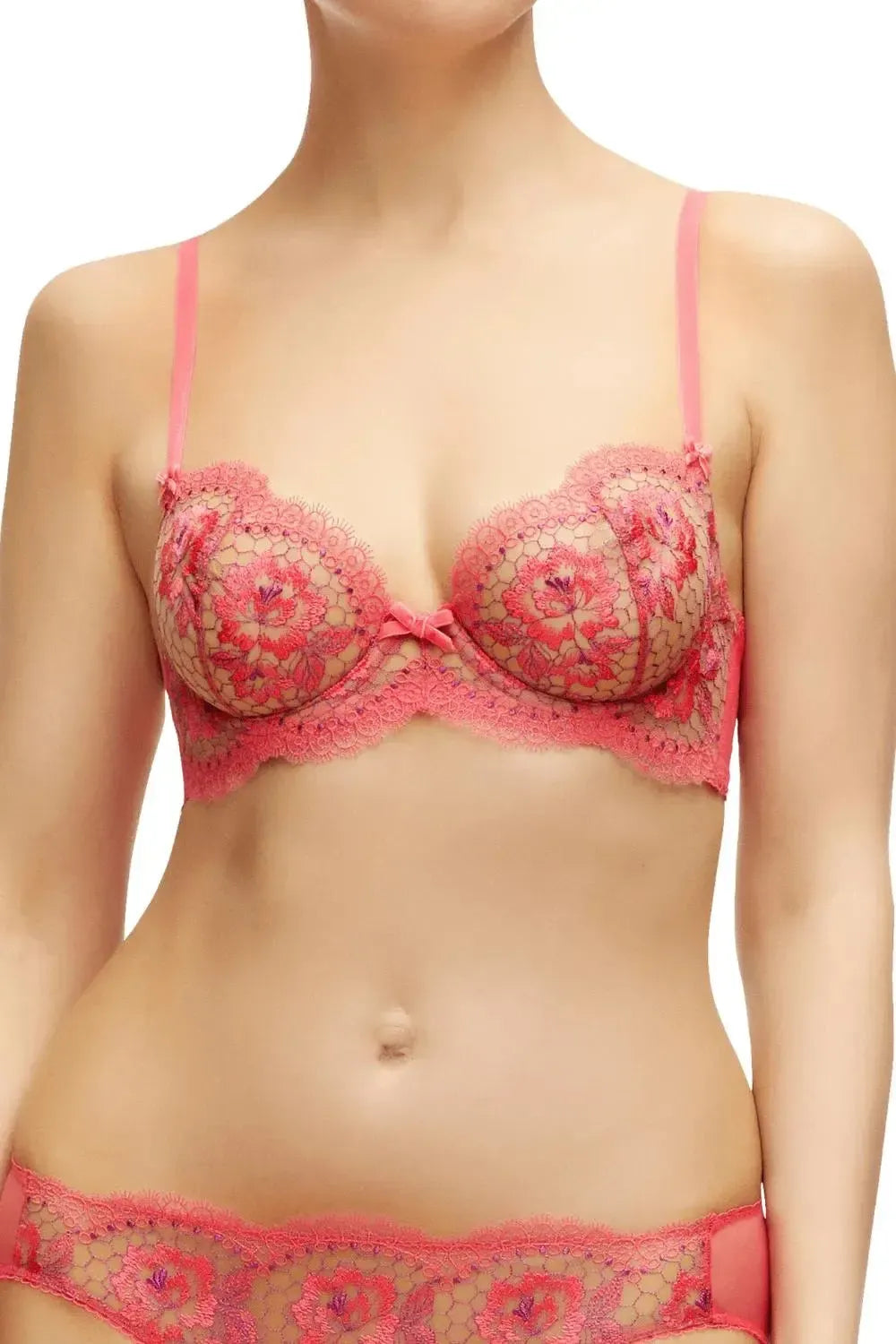 Dita Von Teese Evelina Unlined Bra Blood Orange