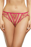 Dita Von Teese Femmoiselle Sheer Bikini Panty Pomegranate
