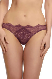 Dita Von Teese Lurex Lace Bikini Panty Amethyst