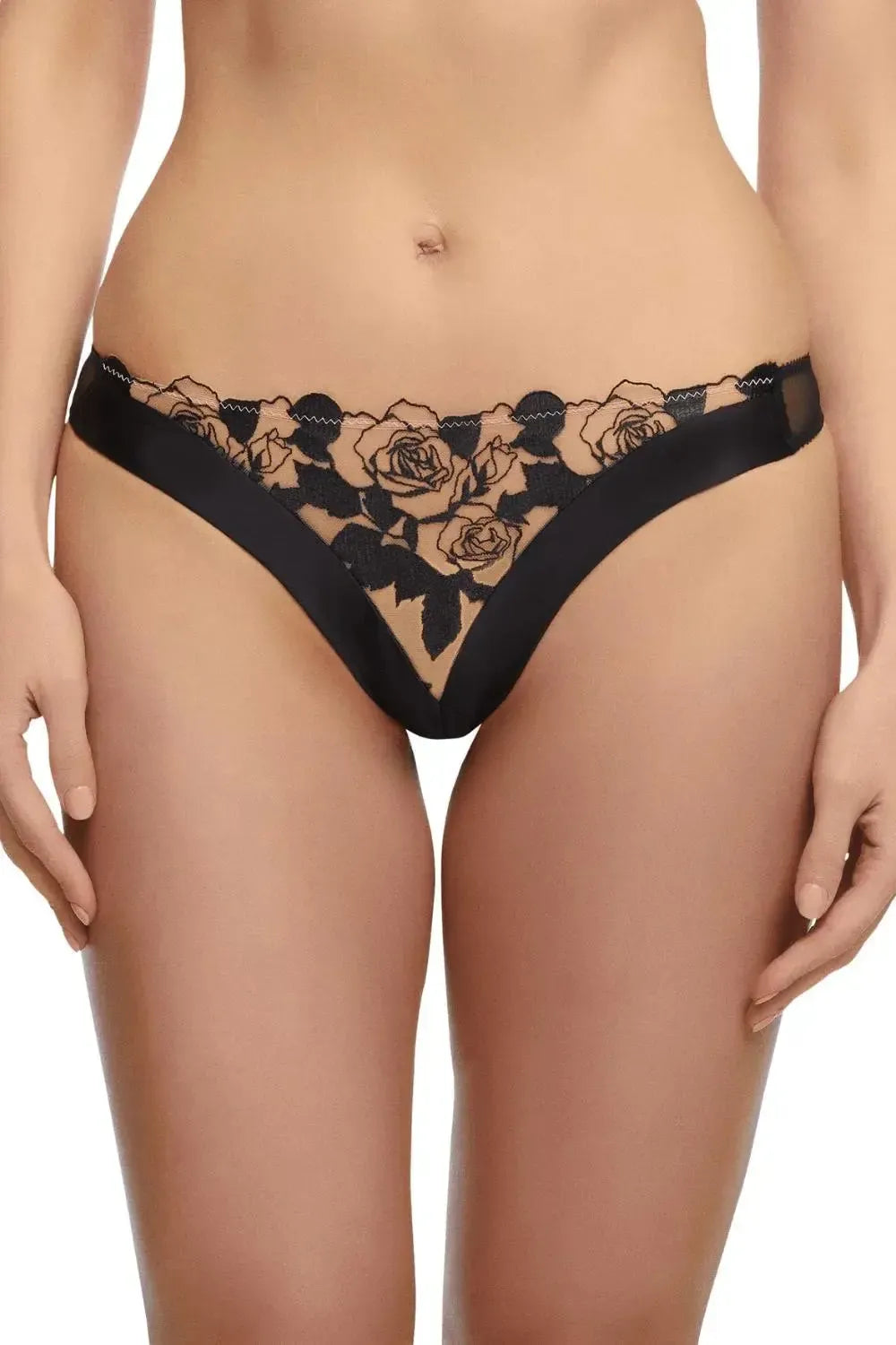 Dita Von Teese Rosabelle Sheer G-String Panty Black