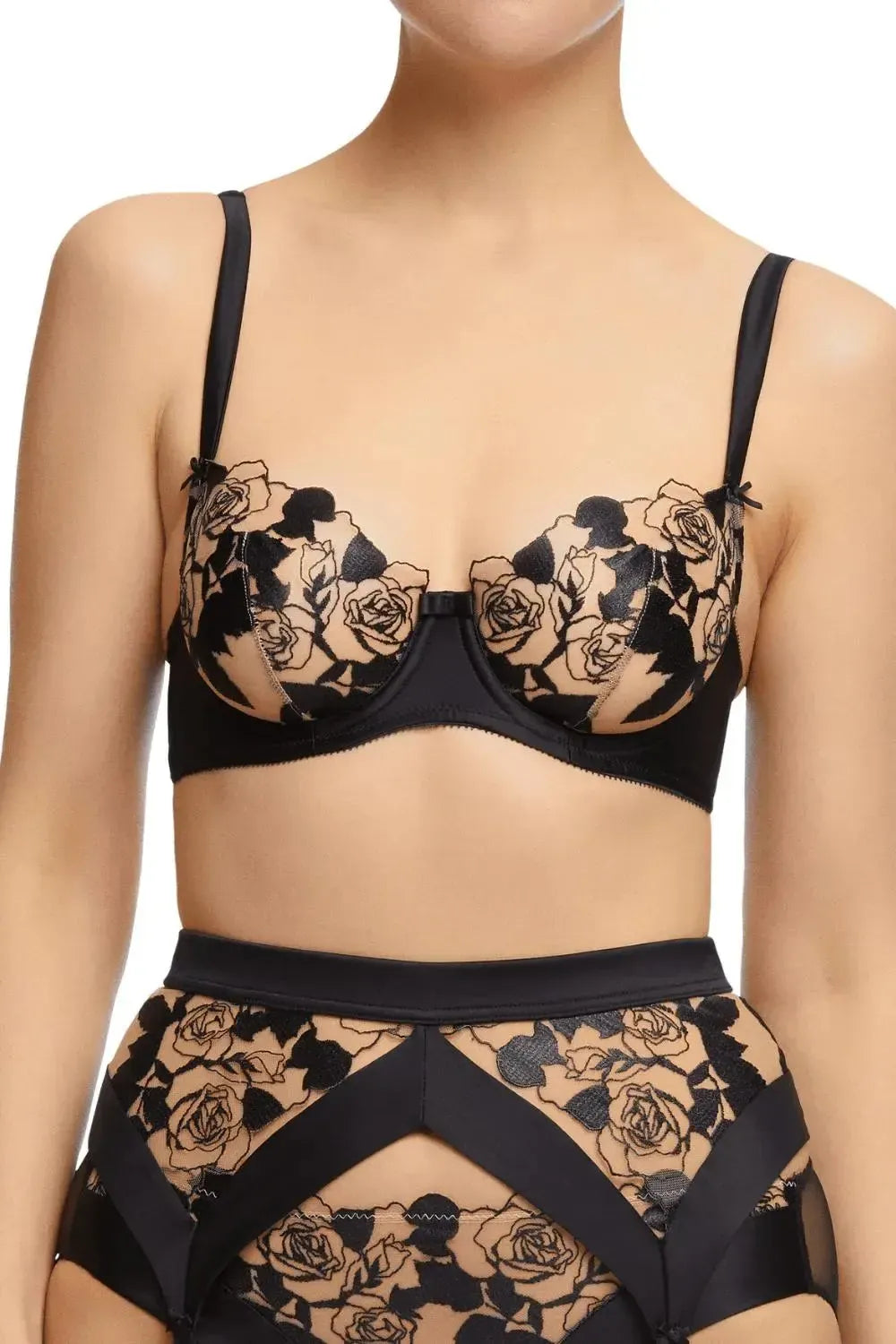 Dita Von Teese Rosabelle Unlined Bra Black