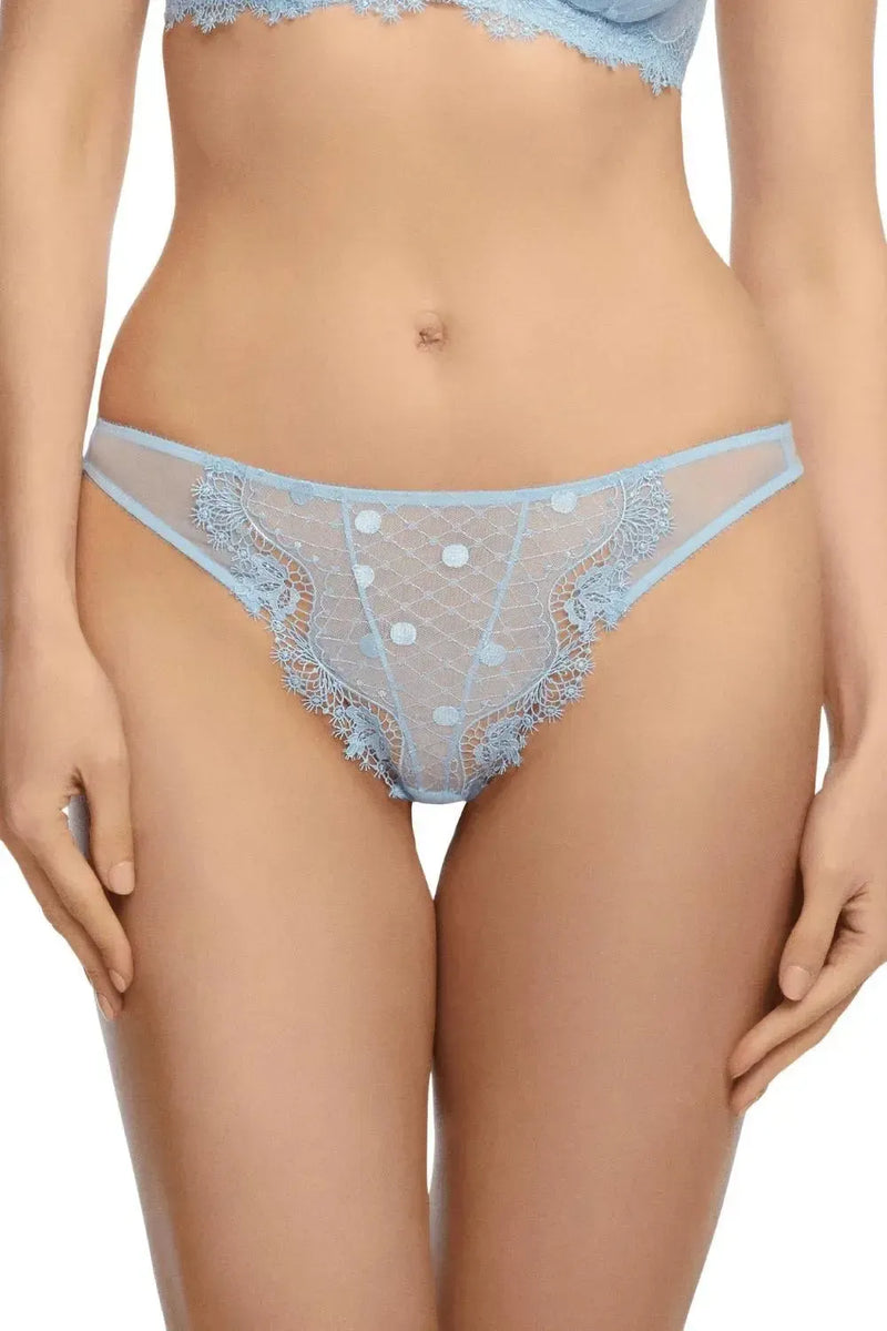 Dita Von Teese Vedette G-String Panty Ice Blue