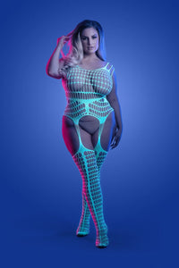 Fantasy Glow Queen Timelapse Bodystocking