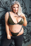 Fantasy Lingerie Queen Vibes BO$$ B*tch Bralette & Thong Panty Set-Rebel Romance
