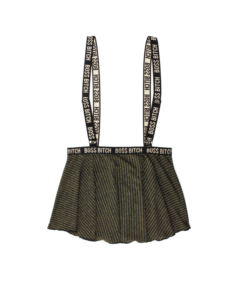 Fantasy Lingerie Queen Vibes BO$$ B*tch Suspender Skirt-Rebel Romance