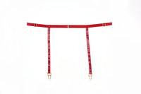 Allure Lingerie Ashley Garter & Panty Set Red