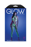 Fantasy Glow High Voltage High Neck Bodystocking & G-string Neon Green