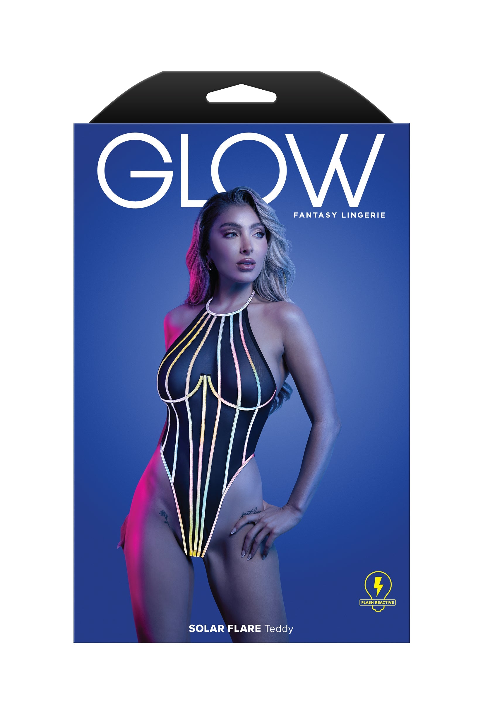 Glow Black Light Solar Flare Teddy