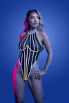 Glow Black Light Solar Flare Teddy