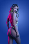 Glow Black Light Supernatural Plunge Zipper Teddy