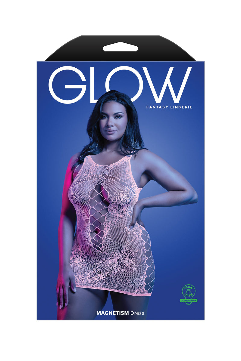 Glow Black Light Magnetism Dress Queen