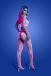 Glow Black Light Equilibrium Crotchless Bodystocking