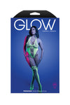 Glow Black Light Paradigm Teddy Bodystocking Queen