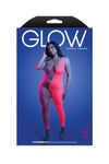 Glow Black Light Hyperdrive Rhinestone Bodystocking Queen