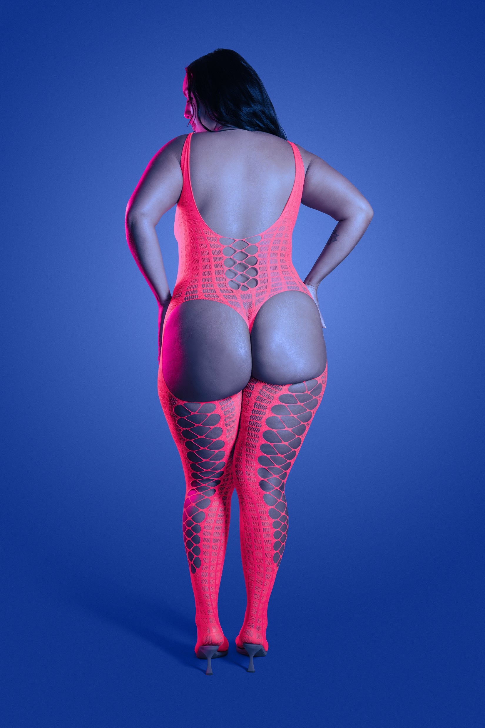 Queen Glow Turn Up Bodystocking
