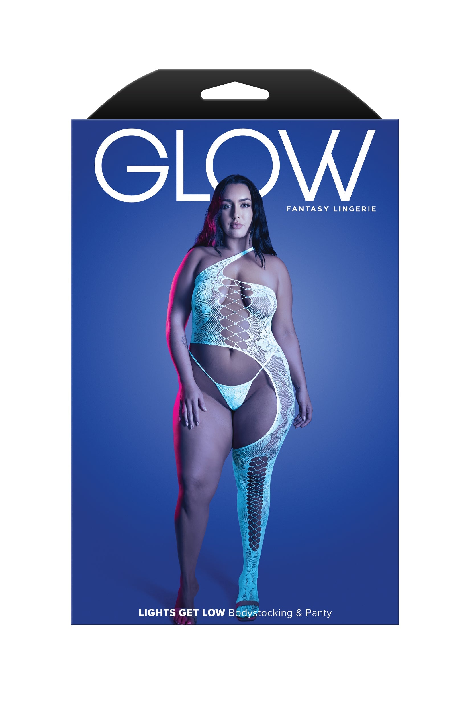 Queen Glow Lights Get Low Bodystocking & Panty