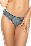 Gorteks Sea Blue Lace Thong