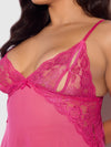 Harlow Lace & Mesh Babydoll & G-String Set