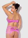 Natasha Bra, Skirted Garter & G-String Set Cyclamen Pink