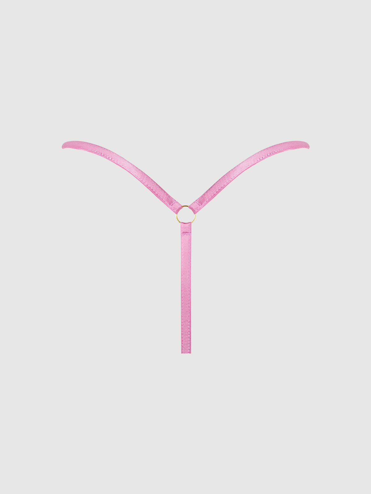 Natasha Lace Strappy G-String Cyclamen Pink