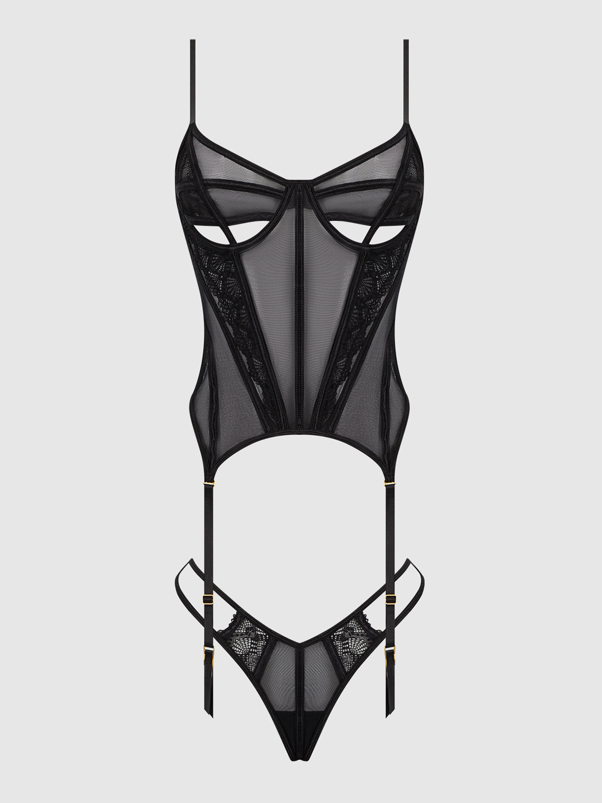 Vivienne Merrywidow Bustier & G-String Set