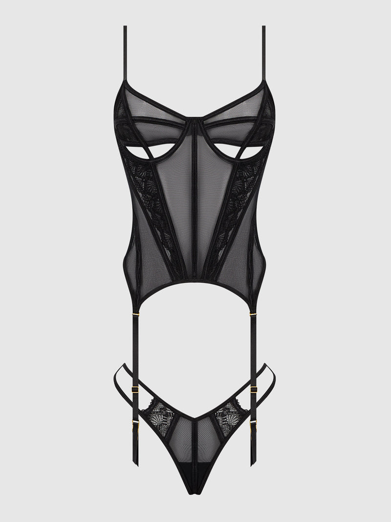 Vivienne Merrywidow Bustier & G-String Set