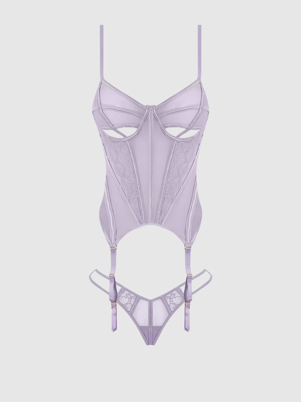 Vivienne Merrywidow Bustier & G-String Set
