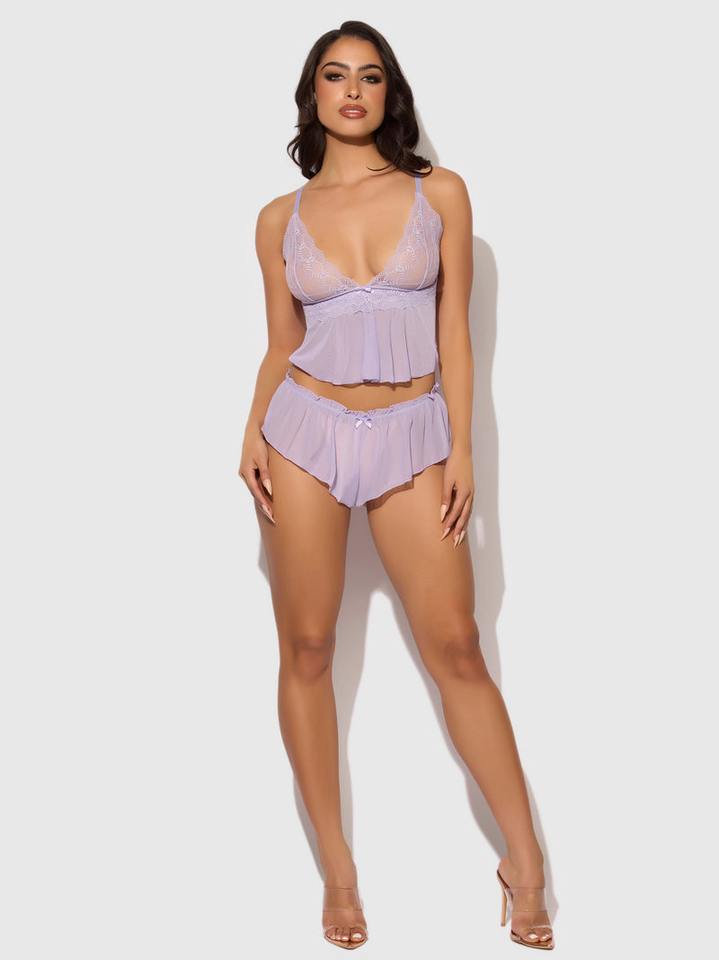 Vivienne Cami and Tap Short Set