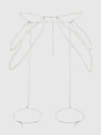 House of Desire Draped Pearl Garter