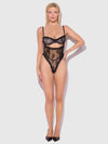 Jocelyn Satin & Lace Underwire Teddy